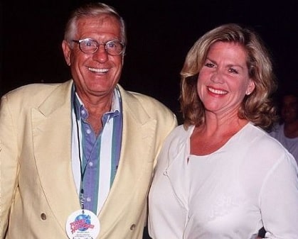 A picture of Shirley Ann Janes with her late husband Jerry Van Dyke.